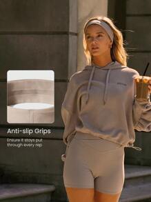 GLOWMODE X Harry Potter FeatherFit™ Weiches, dehnbares, schweißableitendes Grafik-Logo-Trainings-Stirnband für Fitnessstudio, Training und tägliche Aktivitäten