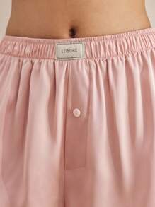 Ocili 丝般柔软顺滑的女士睡裤 - 粉色 - 查看 5