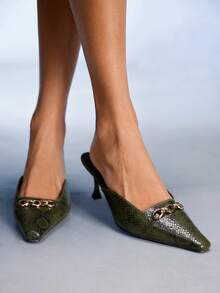 CUCCOO GRLICON Sandalias de tacón alto de punta cuadrada con estampado de piel de serpiente para mujer, tacones altos sexy con estampado animal, adecuados para volver al colegio, Halloween, Navidad y atuendos de fiesta