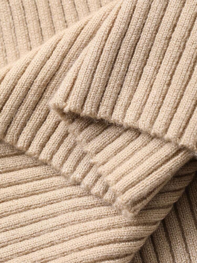 Women's Hollow Out 2 In 1 Korean Style Elegant Lady Solid Color Long Sleeve Sweater, Autumn/Winter