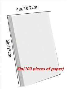 SHEIN Papel fotográfico brillante de alta calidad A4/12,7 cm/15,24 cm, papel fotográfico para impresión de inyección de tinta, papel fotográfico de inyección de tinta A4, papel fotográfico para impresora, papel fotográfico brillante de 12,7 cm de alto, papel fotográfico RC de 15,24 cm 180g 20/100 hojas Vuelta al colegio