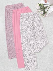 3 buc. Detaliu imprimat și etichetă Homewear Lounge Fund