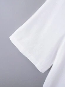 SHEIN 2pcs/Set Teen Boys' Casual Short Sleeve T-Shirt And Shorts Set, Street Punk Rock Style For Daily Wear, Party, Music Festival, Suitable For Spring/Summer