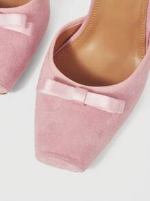 CUCCOO HITCHD Giày cao gót mũi nhọn màu hồng thời trang nữ - Hồng - Xem 12