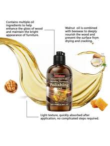 2Pcs/4pcs 100ml Wood Furniture Polish - Enhances Shine, Repairs Scratches, And Prevents Cracking On Floors And Wood Surfaces, Furniture Polishing