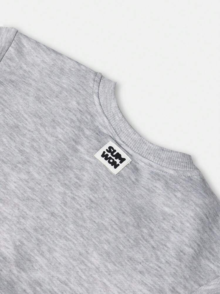 Crew Neck T-Shirt And Shorts Co-Ord Set