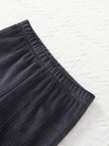SHEIN 3件套女婴百搭休闲纯色弹力打底裤、长裤、紧身裤、女婴下装、女婴长裤套装，针织灯芯绒女婴打底裤，适合春、夏、秋、冬四季穿着。女婴罗纹打底裤，女婴罗纹长裤，女婴灯芯绒打底裤，女婴灯芯绒长裤，粉色罗纹女婴长裤，女婴打底裤，女婴长裤，女婴打底裤，女婴长裤，新生儿打底裤，3个月-3岁女童罗纹长裤，女婴灯芯绒打底裤，秋季款 - 彩色 - 查看 7