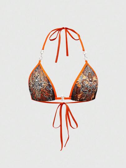 Grunge Punk Gothic Cross & Swallow Wing Metal Accessories Triangle Cup Bra Straps