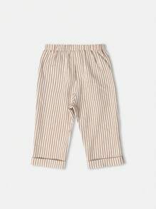 SUMWON Pantalon d'été à enfiler en seersucker pour tout-petits, tenue de plage pour vacances. Taille élastique, confort quotidien, léger et respirant. Pantalon mode classique pour les vacances, à porter toute la journée