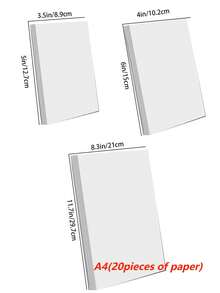 SHEIN Papel fotográfico brillante de alta calidad A4/12,7 cm/15,24 cm, papel fotográfico para impresión de inyección de tinta, papel fotográfico de inyección de tinta A4, papel fotográfico para impresora, papel fotográfico brillante de 12,7 cm de alto, papel fotográfico RC de 15,24 cm 180g 20/100 hojas Vuelta al colegio