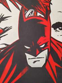 BATMAN X SHEIN Diatomite Bath Mat Absorbent Bathroom Rug, Non-Slip Kitchen Floor Mat With Superhero Character Design - Multicolor - View 3