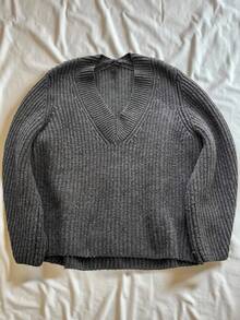 Lalippa Women's Fashion Casual V-Neck Long Sleeve Loose Knit Sweater, Autumn/Winter - Multicolor - View 3