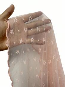 Slumberist 鱼骨线腰部设计蕾丝 3D 花卉女士性感网眼吊带背心长睡袍