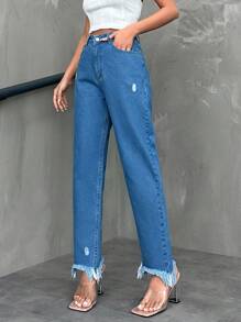 RueChic Model 17762-3-5, Art 3144 - Medium Wash - View 3