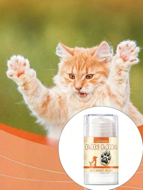 SHEIN 1 unidade de creme hidratante para patas em bastão para animais de estimação, hidratante para patas de animais de estimação, creme anti-rachaduras e amaciante para patas