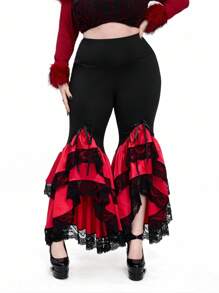 Whyspr Goth Punk Halloween Plus Size Pants Fall Cloth For Women - Multicolor - View 8