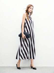 CUCCOO BIZCHIC 女士尖头小猫跟鞋黑色镂空后带舒适通勤百搭女士高跟穆勒鞋 - 黑色 - 查看 10