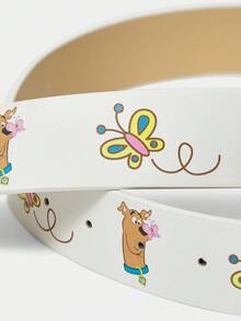 SCOOBY-DOO X SHEIN 1 件女士卡通图案时尚百搭休闲腰带 - 彩色 - 查看 4