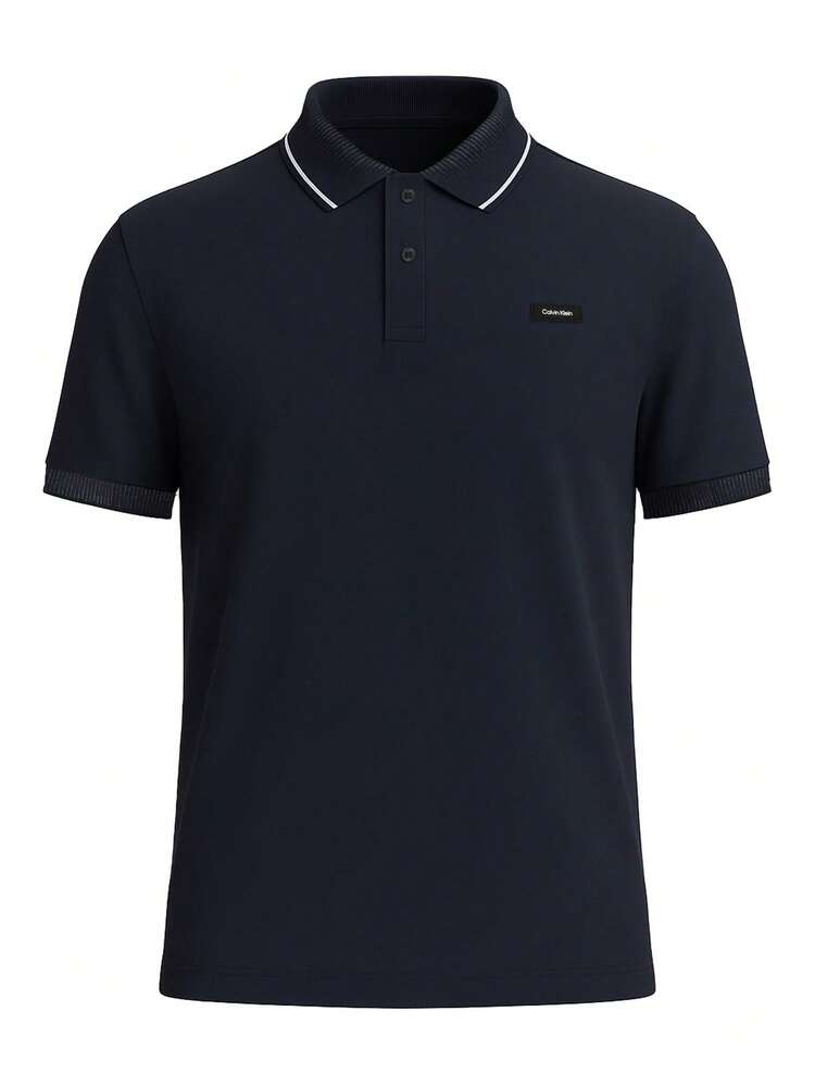 Calvin Klein STRETCH PIQUE MULTI - Dark sapphire - View 4