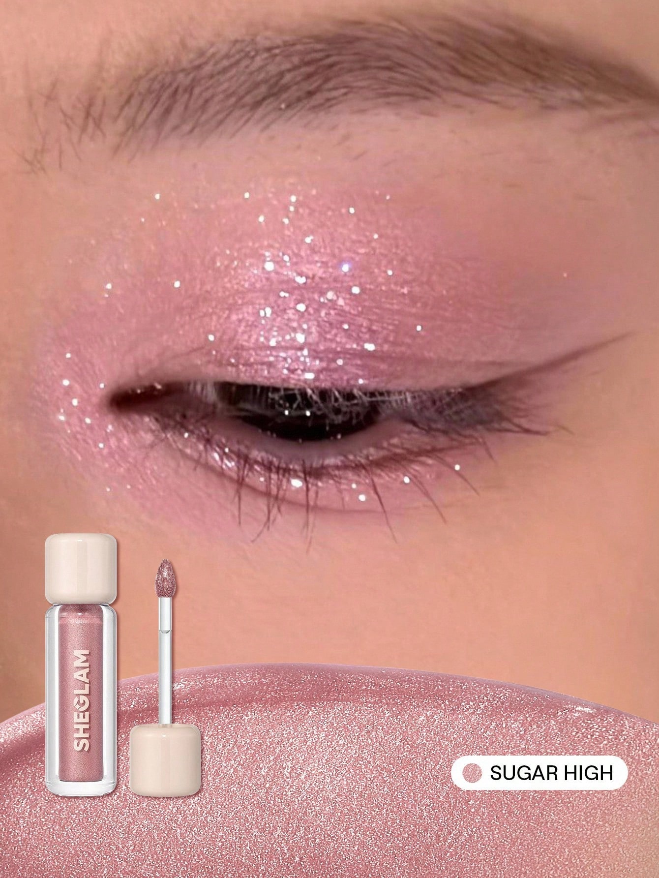 SHEGLAM Airglow صبغة العين-Sugar High علامة تجارية...