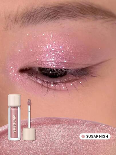 SHEGLAM Airglow Eye Tint-Sugar High Brand Beauty Makeup Face Paint Cosmetic For Women Girls Perfect For Winter Ideal For Y2K Fancy Fashion Suitable For Birthday Gift Party Ready Best Color