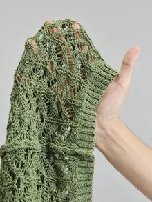 Ontre 2025 Chaleco de punto de unicolor para mujer, minimalista, casual urbano de negocios, prenda superior básica