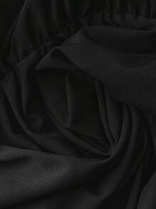 Sweetra Váy Halloween Nuns Gothic Holy-Cross cỡ lớn - Đen và trắng - Xem 4