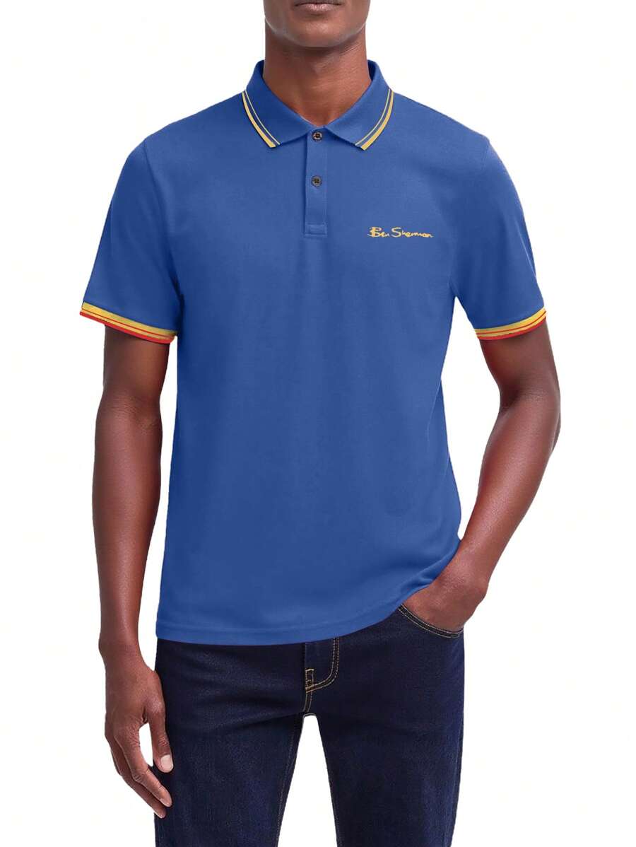 Ben Sherman Áo Polo Nam - Xanh đậm - Xem 1