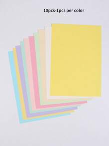 A4 尺寸 230gsm 彩色硬卡纸适合儿童 DIY 手工制作、折纸、绘画、贺卡、办公室打印返校 - 彩色 - 查看 15