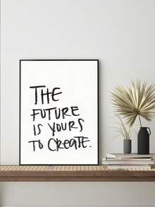 1 件时尚黑白帆布印刷墙画复古美学中性现代入口墙面装饰客厅家居装饰节日礼物无框 - 黑與白 - 查看 6