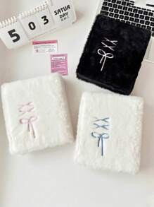 Original Ballet Style Bow Plush A6 Card Album Loose Leaf Inner Page Small Card Star Chasing Storage Card Album Back To School