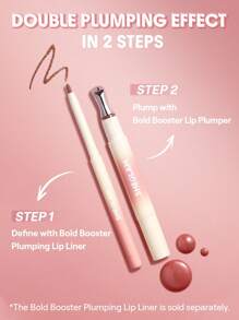 SHEGLAM Bold Booster Lip Plumper Graduation Birthday Holiday Summer Fall Autumn Y2K Fancy Fashion Women Brand Makeup Cosmetic Beauty Party Beach Travel Camping Outdoors School Campus Trip Festivals Decor Gift Present Rose Girl Cosplay Best Color Charm Vibe