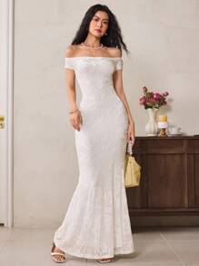 EastFlair 性感露肩露背修身女式连衣裙