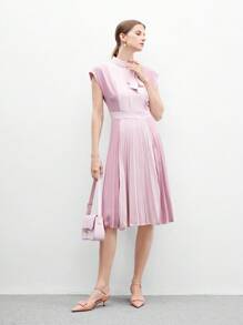 CUCCOO BIZCHIC 粉色新款尖头一脚蹬细高跟女鞋 - 粉色 - 查看 10