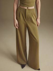 Ontre 2025 New Arrival Women Autumn/Winter Clothing, 4 Seasons Apparel, Women's Fall Outfits, Autumn, Halloween, Back To School, Christmas, Oktoberfest Casual Outfits, Night Out Attire, Wedding Guest Dresses, Business Casual, Vintage Style, Women Solid Color Minimalist Daily Wear, Sleeveless Top & Pants 2 Pieces Set