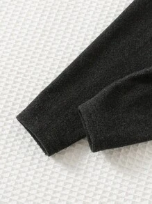 Cozy Pixies 3 件套女婴卡通猫咪图案针织柔软圆领长袖运动衫、羊毛背心和松紧腰打底裤套装 - 粉色 - 查看 6