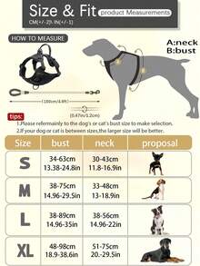 Hundsele, justerbar mjuk vadderad väst, reflekterande oxfordväst med kvävningsskydd, handtag och bilbältesögla (valfritt) – Inkluderar gratis kraftigt koppel på 1,5 meter