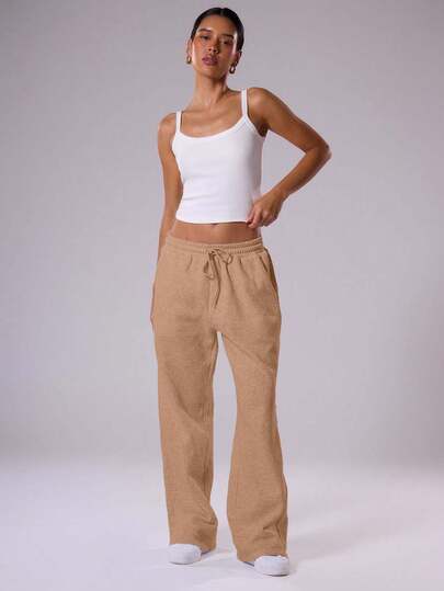 EURMUSE Baggy Wide Leg Sweatpants Spring Airport, Casual
