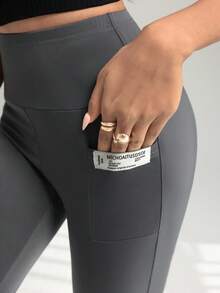 Modelyn 2 Pockets Stretchy Slim Fit Women Leggings Fall Cloth For Women