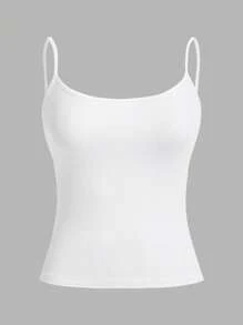 SHEIN EZwear 3pcs Casual Camisole Set, Versatile Slim Fit Tank Top For Women, Suitable For Summer