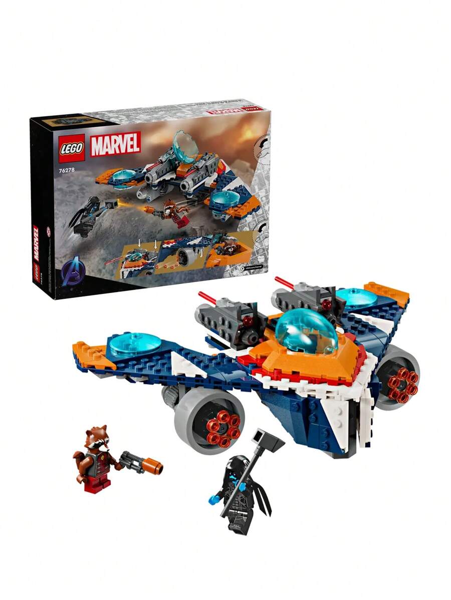 LEGO Marvel Super Heroes™ Rocket's Warbird vs. Ronan BOYS FIRST 76278 - Multifärgad - Visa 1