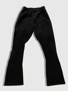 ROMWE MEN Street Life Teen Boy Elastic Waist Drawstring Slightly Flared Casual Versatile Fashion Design Sweatpants Fall Winter