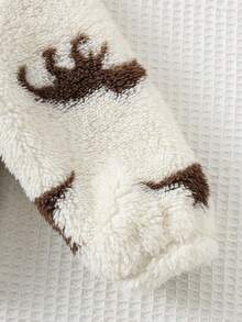 Cozy Pixies 男婴恐龙印花保暖内衬厚款长袖夹克 - 杏色 - 查看 3