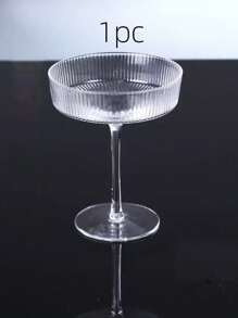 Madebyblanc 1PC/2PCS/4PCS Artisanal Hand-Blown Textured Glassware - 10oz Ribbed Martini Cocktail Glasses & Dessert Cups, Multi-Purpose Ice Cream Bowls For Home Bar, Party, Wedding & Restaurant Supplies