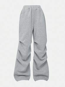 Girlism Teen Girls Casual Knit Hooded Sweatshirt & Sweatshirt Co-Ord Set/Autumn/Winter/Halloween,Glowmode,Fall,Halloween/Autumn/Christmas/Holiday/Festival/Winter - Grey - View 10