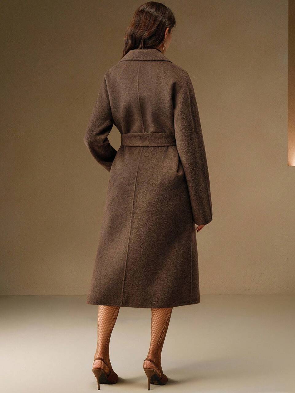 Women's New Handmade Loose Double-Sided Wool Coat