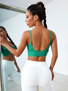 Easithlete Solid Sports Bra