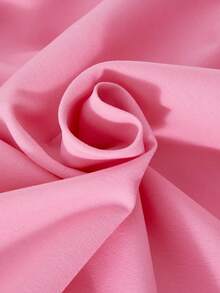Young Girl' Casual Elegant Light Pink Ruffle Pinafore Dress Set,Collared Shirt,Autumn Career Day Back-To-School,Waist Tied With 2 Bows Shirt Dress - Pink - View 6