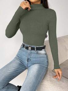 EURMUSE 3pcs Turtle Neck Ribbed Knit Sweater,Jumper,Jumpers For Women,Cream Jumper,Jumpers,Christmas Jumper,White Jumper,Black Jumper,Ladies Jumper,Tall In Women,Women's Jumpers - Multicolor - View 11