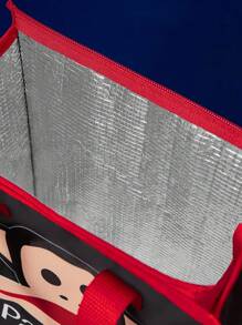 Paul Frank X SHEIN 1pc Cartoon Monkey Printed Insulated Lunch Bag, Keeps Food Warm Or Cold, Large Capacity Picnic Bag Fits Lunch Box & Drink, Suitable For Picnic, Camping, Travel, Home Use, Family, Student - Multicolor - View 7